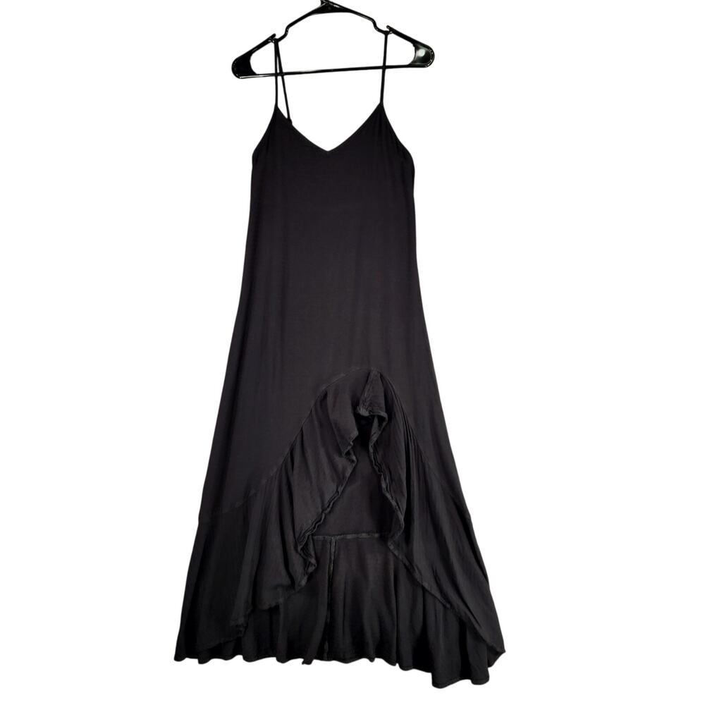 Billabong Black High-Low Slip Dress